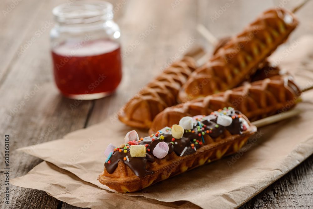 Waffles on a Stick with First Christian Church